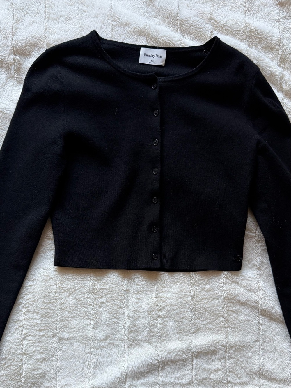 Aritzia Sunday Best Izzy Cardigan in Black